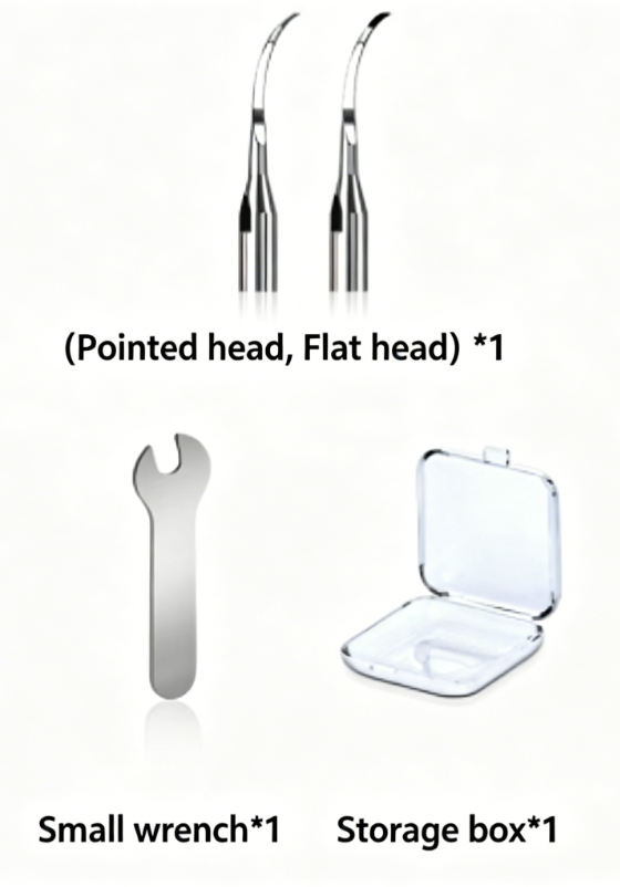 Petlivo Ultrasonic Tooth Cleaner replacement head set variant