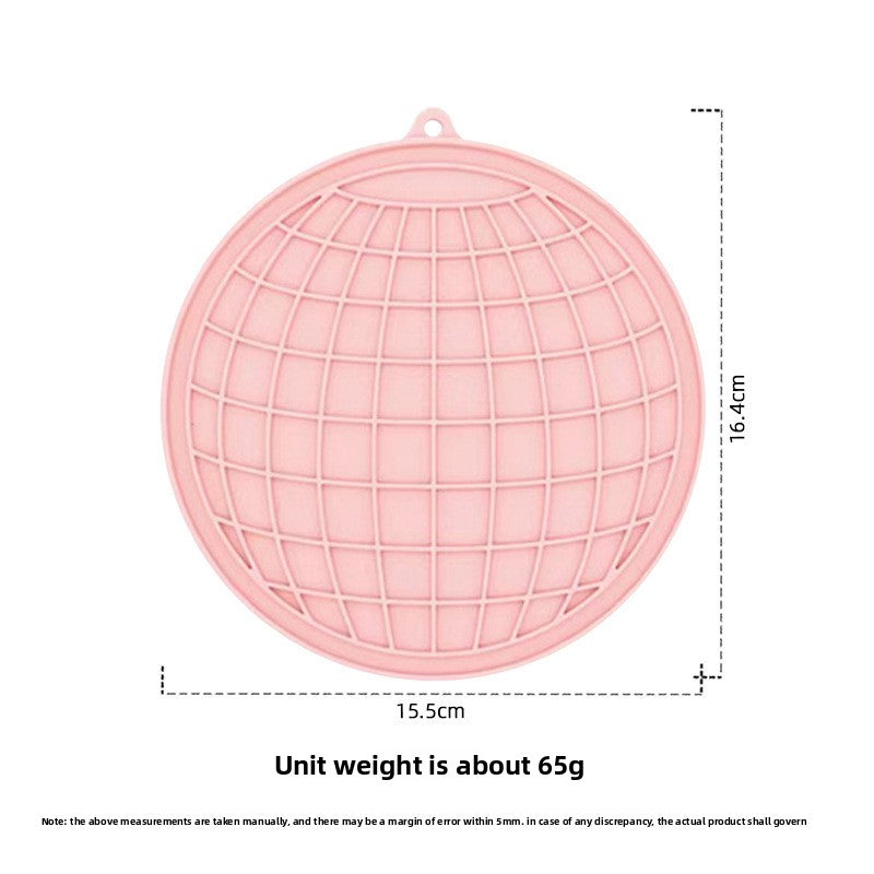 Petlivo Silicone Lick Mat Round Pink variant for storm and firework calming