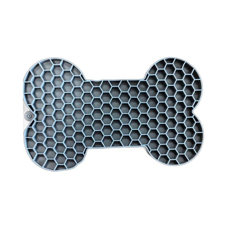 Petlivo Silicone Lick Mat Round Gray variant for calming routine