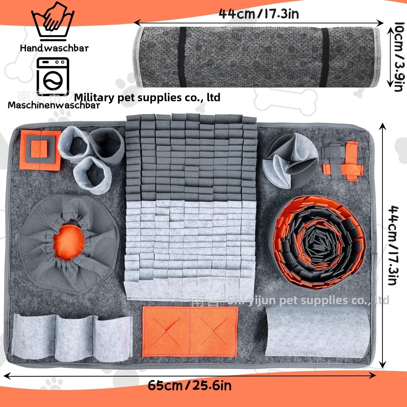 Petlivo Snuffle Mat Style 2 design for foraging enrichment and slow eating