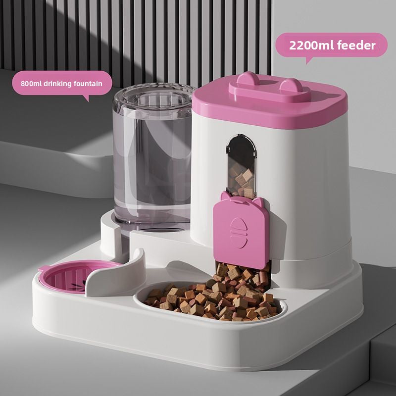 Petlivo Automatic Pet Feeder Yellow color variant for kitchen pet feeding station