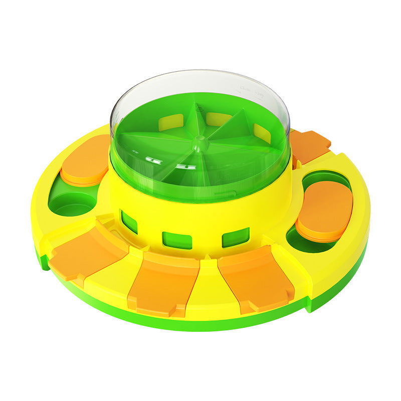 Petlivo Slow-Feed Press Treat Dispenser Green color variant for daily mealtime