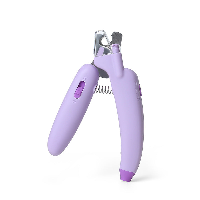 Petlivo Pet Nail Scissors Purple and Green Trim color variant
