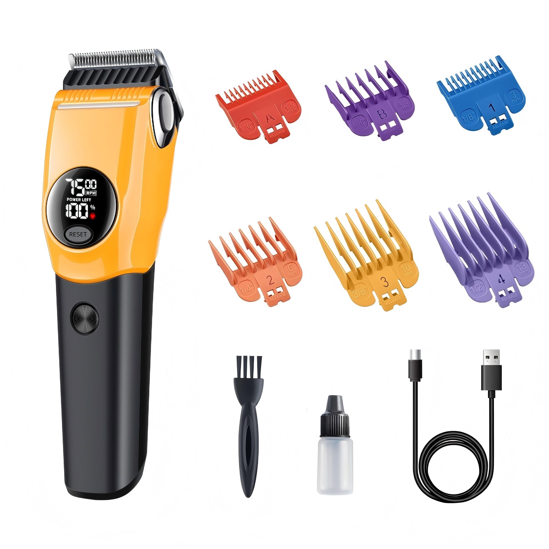Petlivo Low-Noise Cordless Pet Hair Clipper Yellow color variant