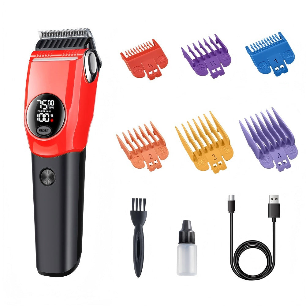 Petlivo Low-Noise Cordless Pet Hair Clipper Red color variant