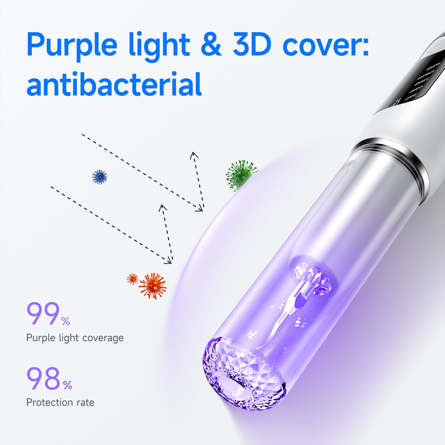 Petlivo Ultrasonic Tooth Cleaner in use removing tartar from dog teeth
