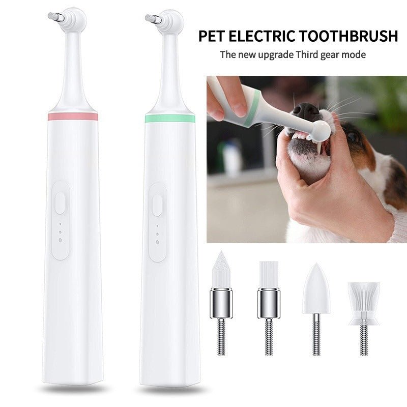 Petlivo Pet Electric Toothbrush primary product view for dogs and cats