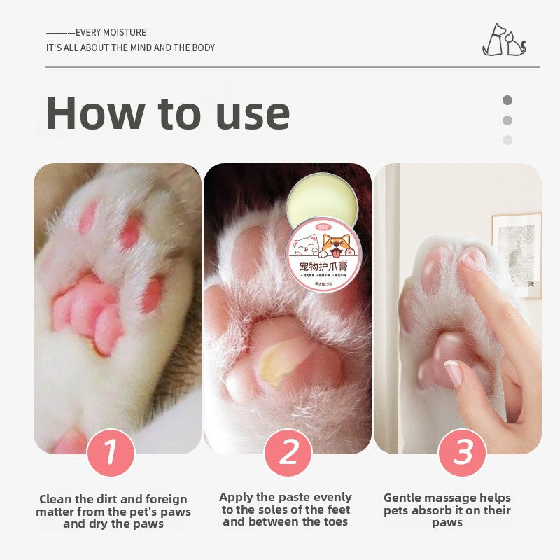 Petlivo Pet Paw Protection Cream natural balm formula close-up for daily paw care
