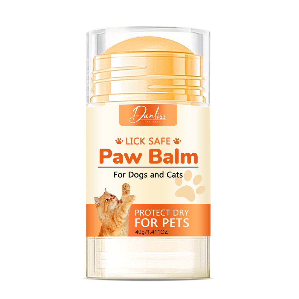 Petlivo Paw Balm Stick benefits for dry cracked pet paws in winter and summer