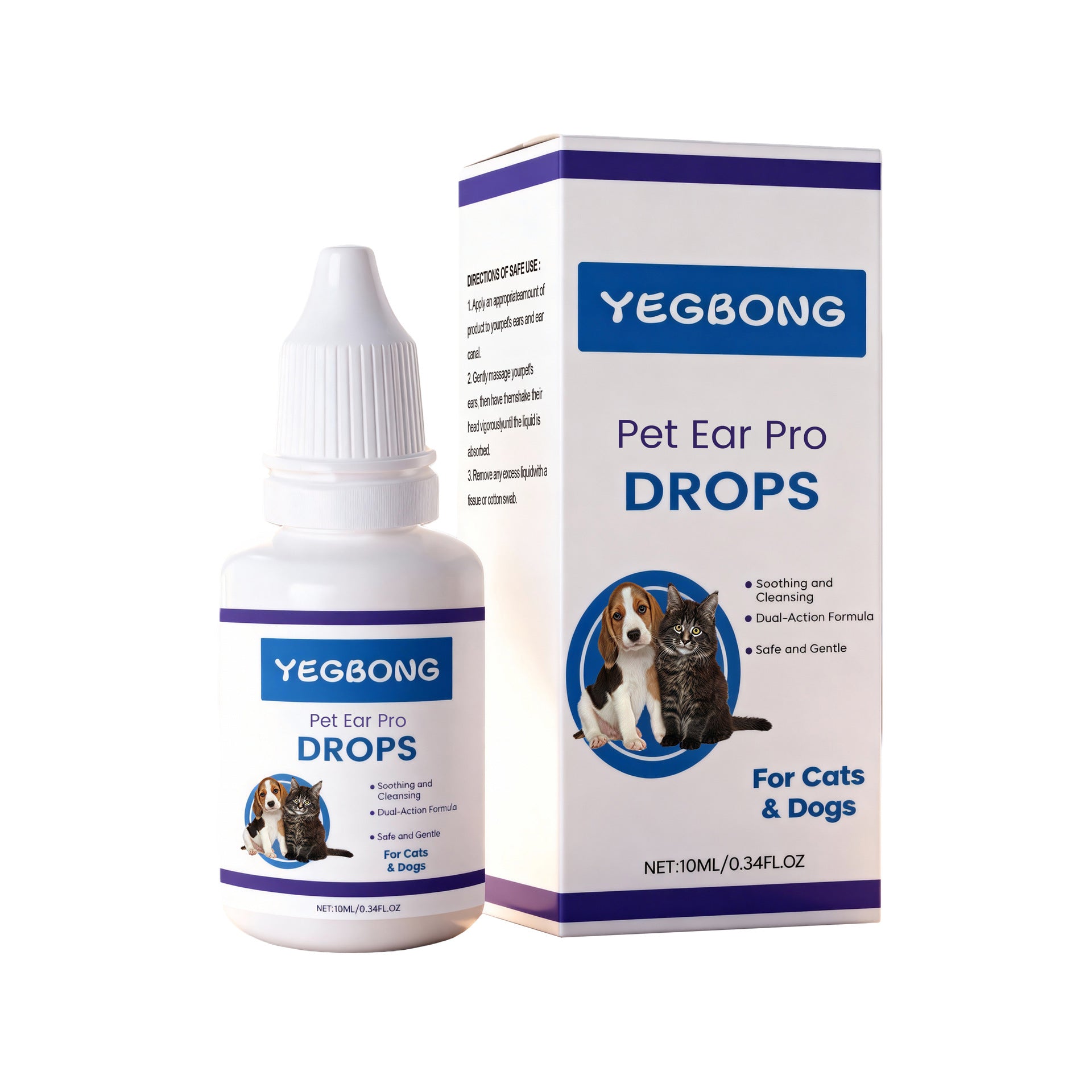 Petlivo Pet Ear Care Solution benefits for ear odor itching and wax control