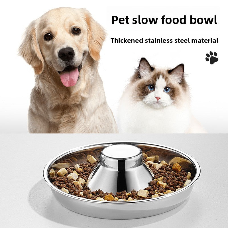 Petlivo Stainless Steel Pet Feeding Bowl primary product view in 304 food-grade steel