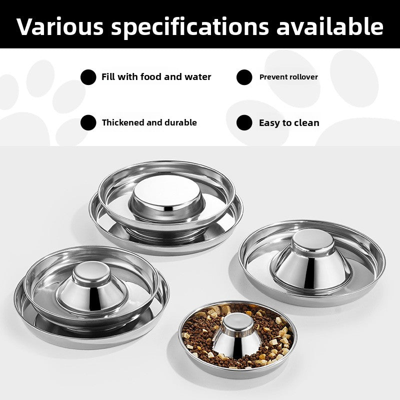 Petlivo Stainless Steel Bowl non-slip silicone base detail for stable mealtime