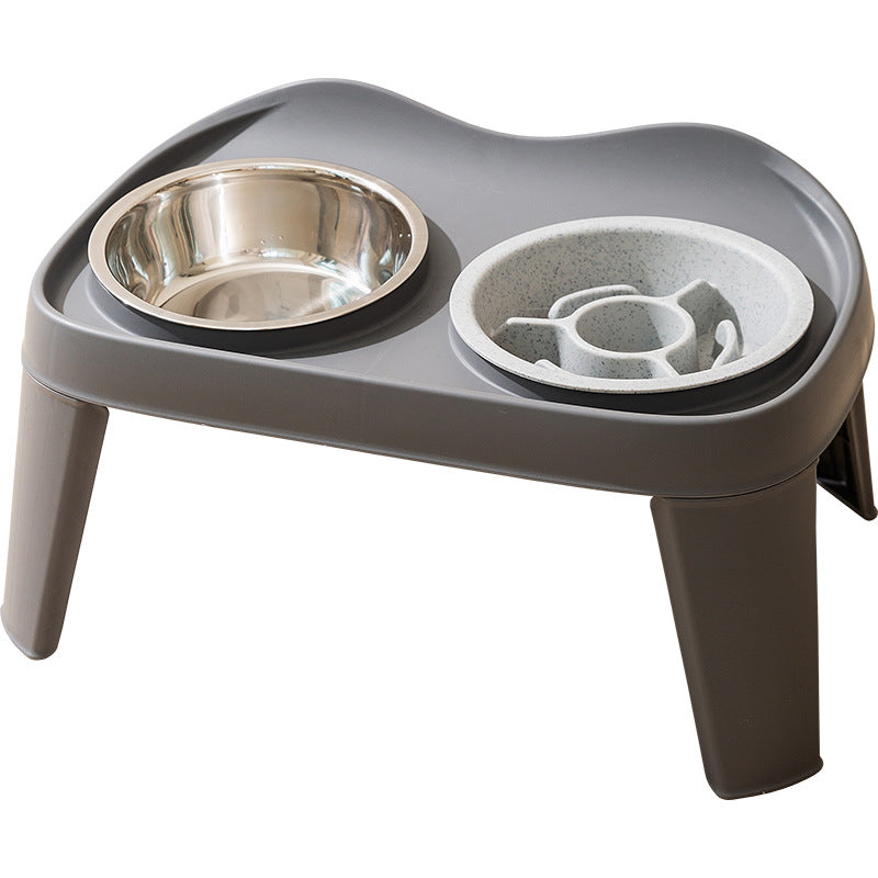 Petlivo Elevated Bowl Stand anti-slip silicone feet detail for tile and hardwood